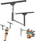 : Ceiling or Wall Mountable Pull up Bar,Standard (9-Foot Ceilings), Grey